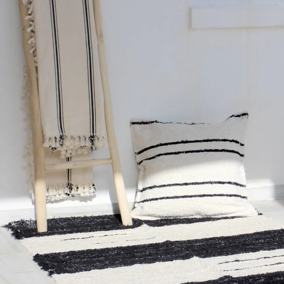 Housse de coussin artisanale - tissée main