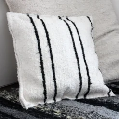 Housse de coussin artisanale - tissée main