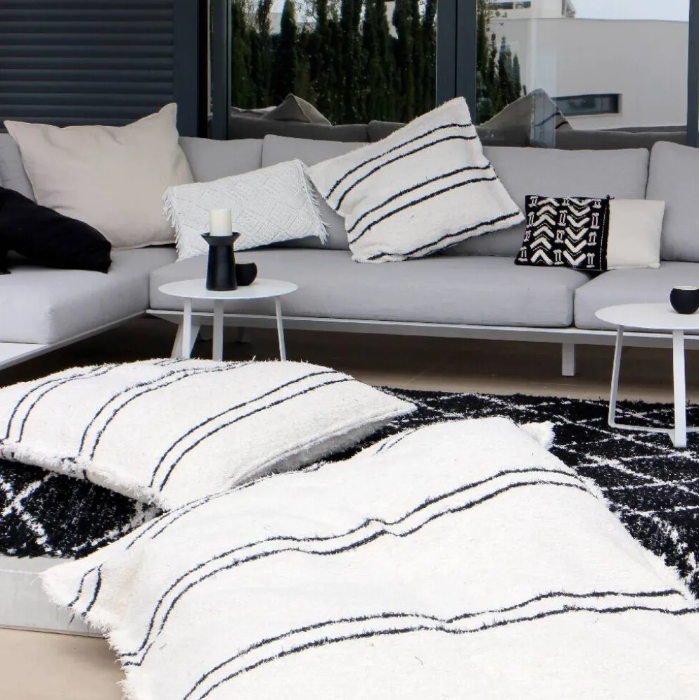 Housse de coussin artisanale - tissée main