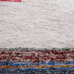 Housse de coussin artisanale en coton recyclé tissé main