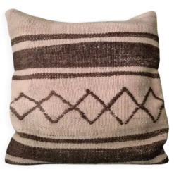 Housse de coussin en kilim berbère ancien