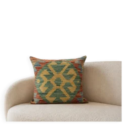 Housse de coussin géométrique, coussin kilim afghan vintage décoration intérieure