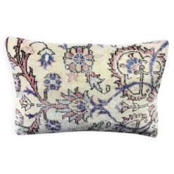Housse de coussin lombaire en tapis décoloré 40x60 cm