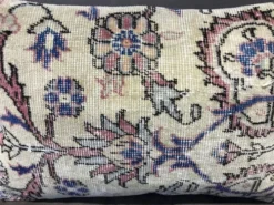 Housse de coussin lombaire en tapis décoloré 40x60 cm