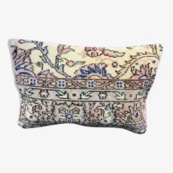 Housse de coussin neutre à motif floral 40x60cm