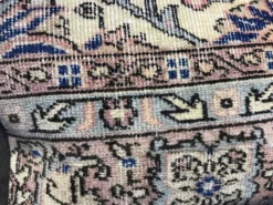 Housse de coussin neutre à motif floral 40x60cm
