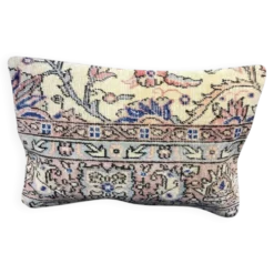 Housse de coussin neutre à motif floral 40x60cm