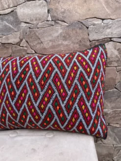 Housse de coussin vintage berbère marocaine en laine
