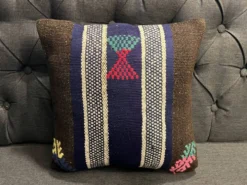Housse de coussin vintage foncé