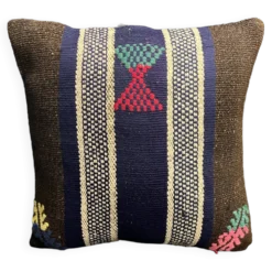 Housse de coussin vintage foncé