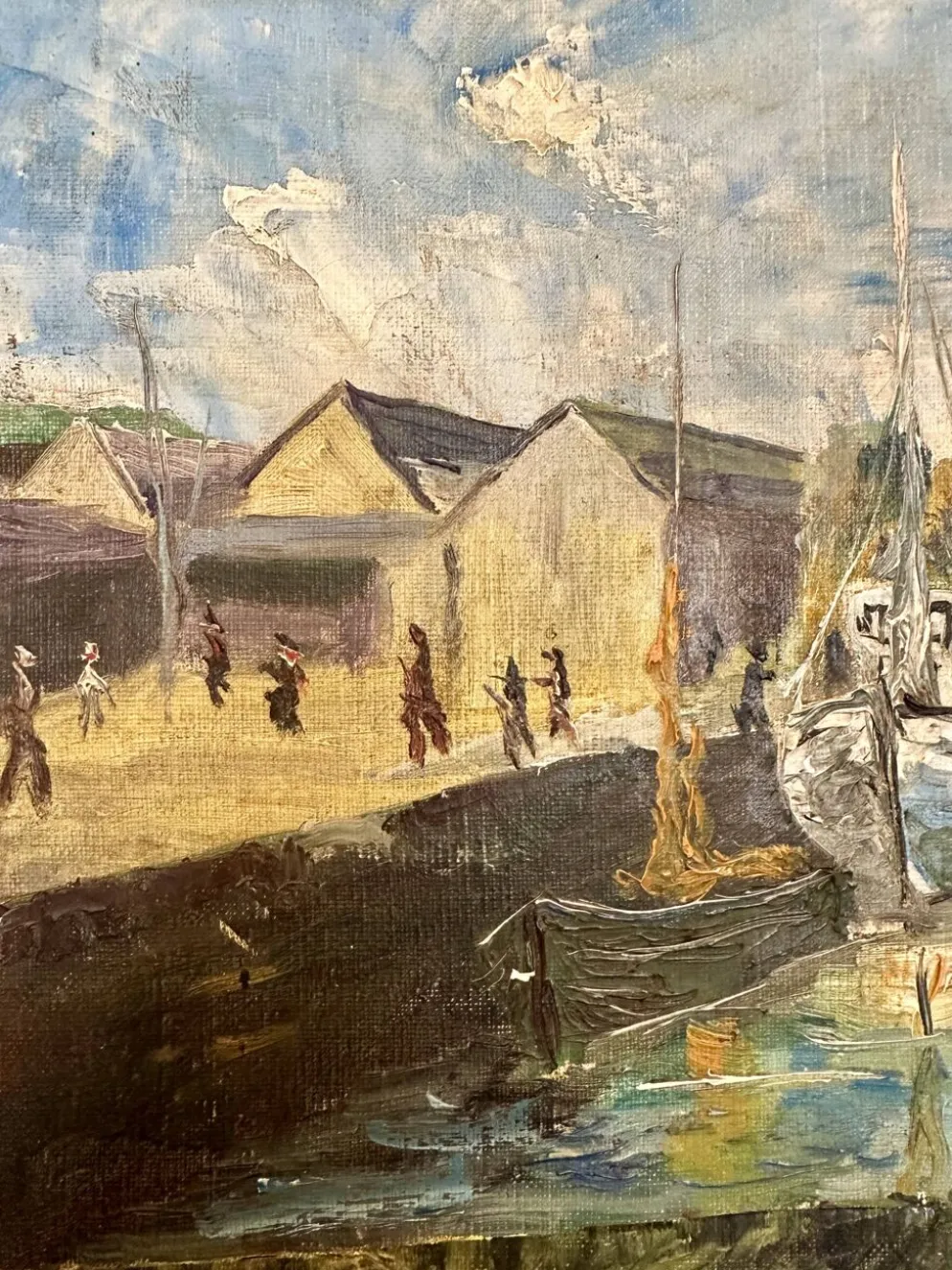Huile originale Guy Pennamen – Concarneau, Bretagne