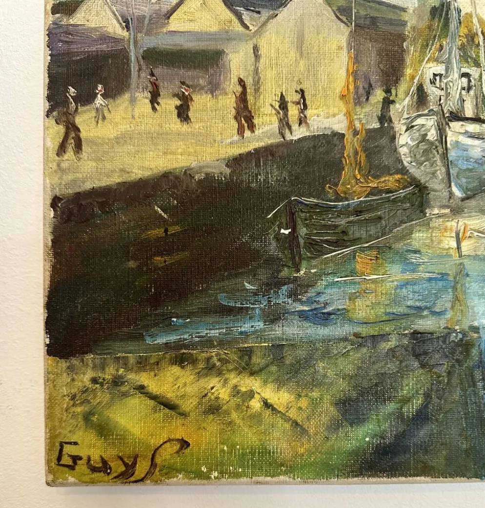Huile originale Guy Pennamen – Concarneau, Bretagne