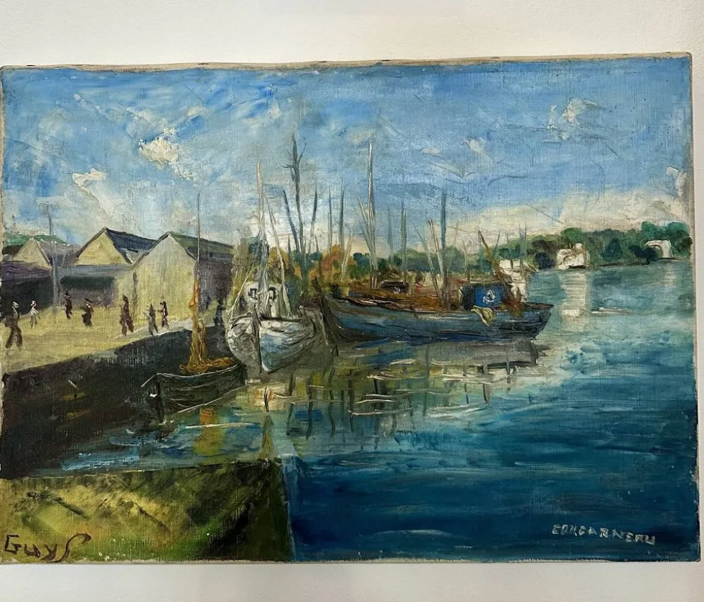 Huile originale Guy Pennamen – Concarneau, Bretagne