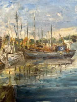 Huile originale Guy Pennamen – Concarneau, Bretagne