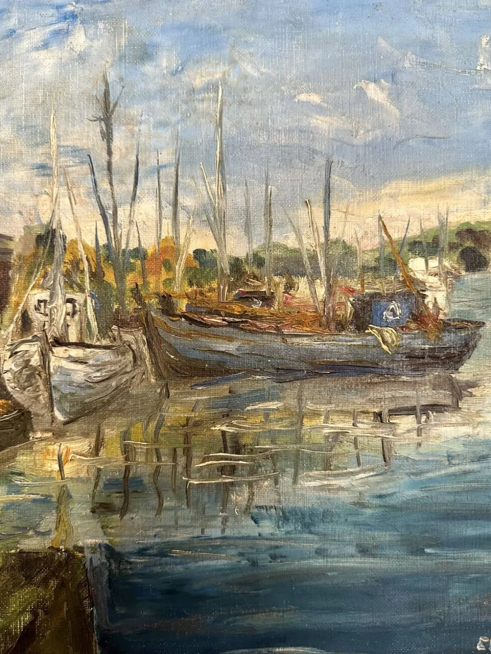 Huile originale Guy Pennamen – Concarneau, Bretagne