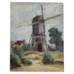Huile sur carton signée A. Duwotock