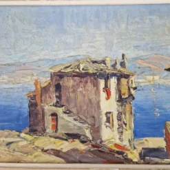 Huile sur panneau Gerard Cardella dit ZAROU tableau signé par l'artiste