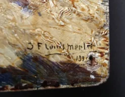 Huile sur panneau Jean-François Louis Merlet – Montségur, 1939