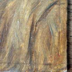 Huile sur panneau portrait d'homme barbu XIXe par Jean