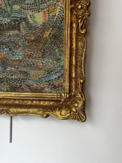 Huile sur panneau 1994 signée - fauvisme cubisme pointillisme