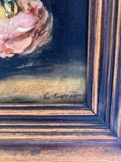 Huile sur toile ancienne signée 