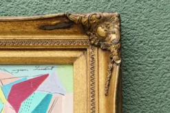 Huile sur toile cubiste, signée Jean Faubert (1955-2018)
