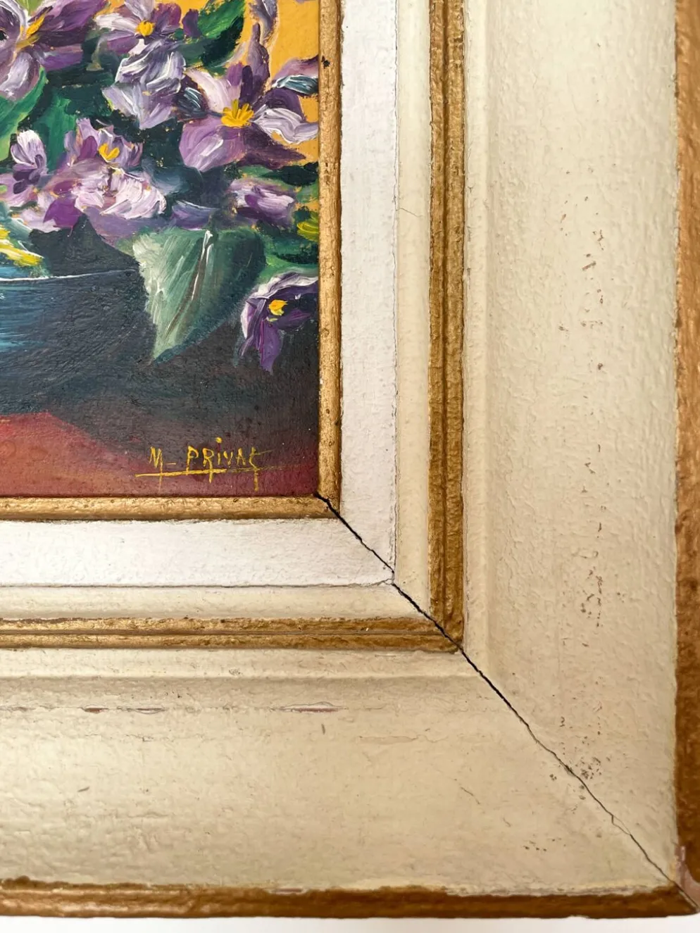 Huile sur toile dans son cadre - 33x39cm