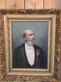 Huile sur toile datée de 1903.