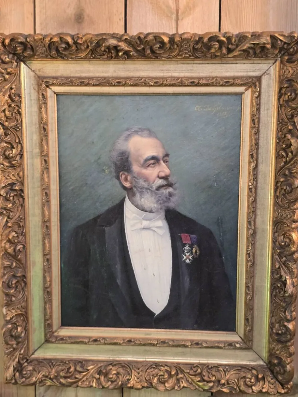 Huile sur toile datée de 1903.