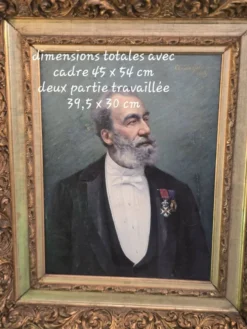 Huile sur toile datée de 1903.