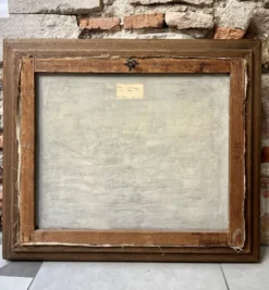 Huile sur toile encadrement en bois « Dans l’Esterel »