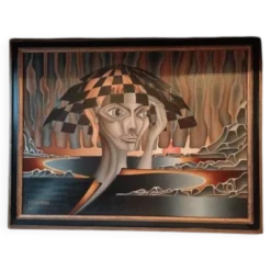 Huile sur toile J.M Sostras 1979