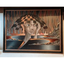Huile sur toile J.M Sostras 1979