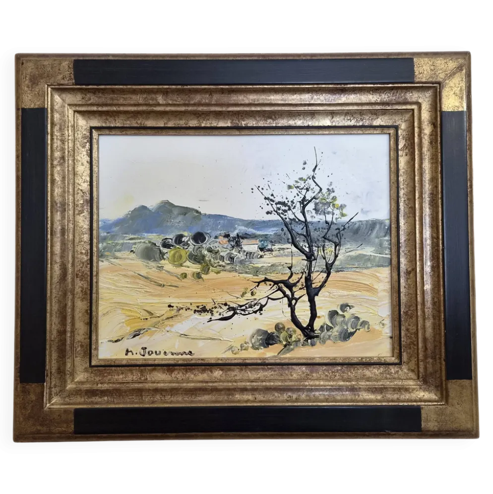 Huile sur toile « Le vieil arbre » — Michel Jouenne (Format 5F))