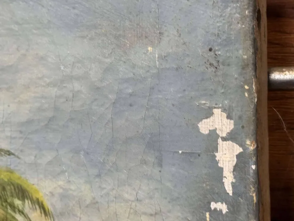 Huile sur toile orientaliste fin XIXème-début XXème signée J. Lawless