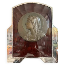 Icône chrome, Bakelite et bronze Art Déco
