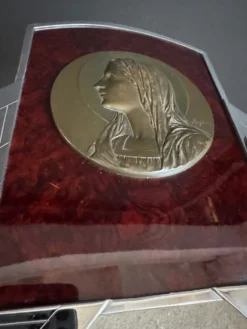 Icône chrome, Bakelite et bronze Art Déco