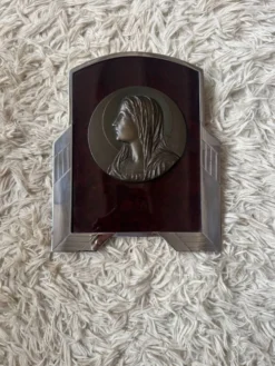 Icône chrome, Bakelite et bronze Art Déco