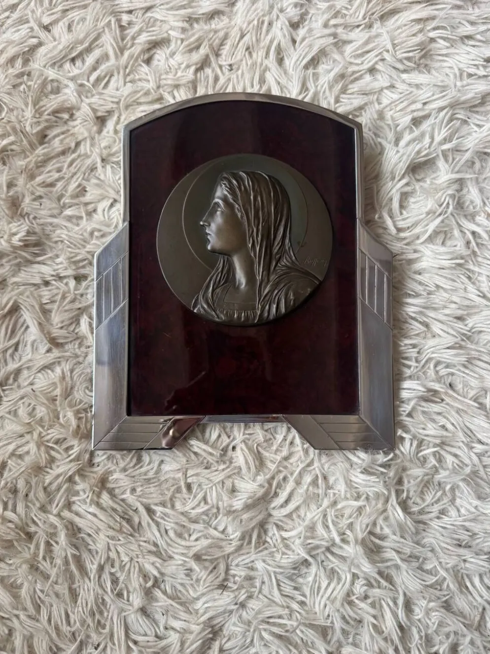 Icône chrome, Bakelite et bronze Art Déco