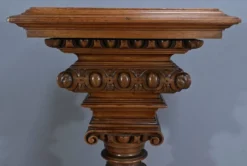 Importante Colonne Pivotante en Noyer massif – 1900