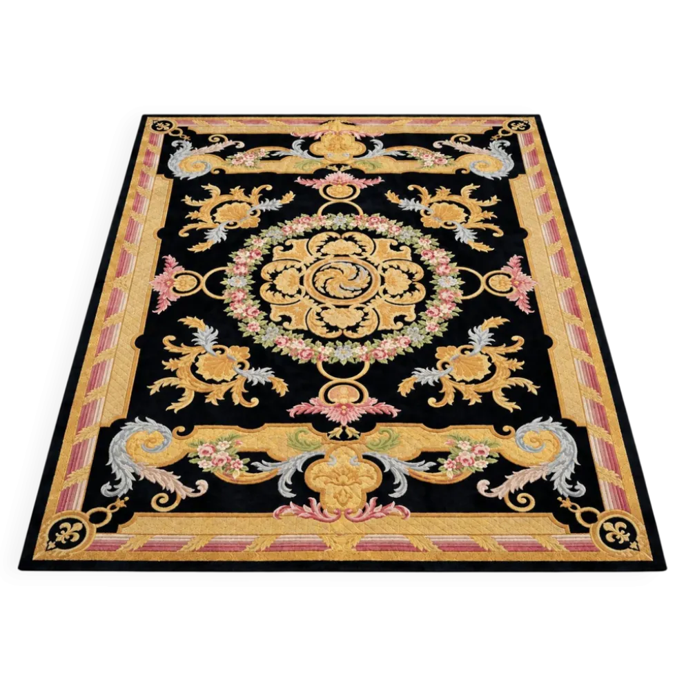 Important tapis au point de la Savonnerie – CNA – Inde – vers 1960 – 350