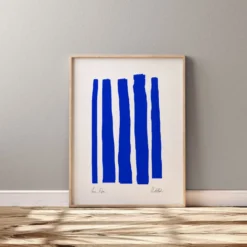 Impression d'art abstraite encadrée (giclée) 50x70cm