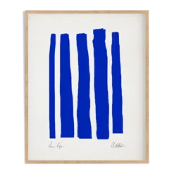 Impression d'art abstraite encadrée (giclée) 50x70cm