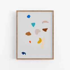 Impression giclée de galets abstraits 50x70 cm