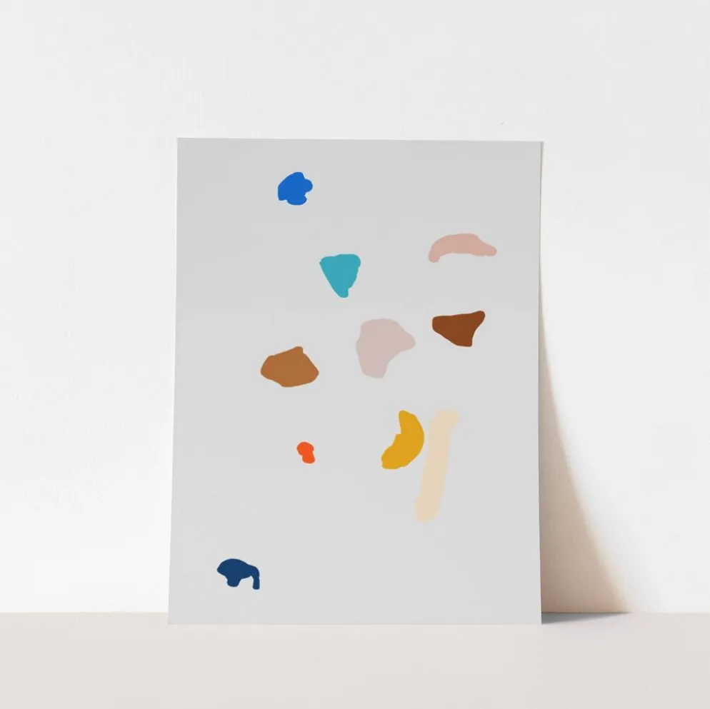 Impression giclée de galets abstraits 50x70 cm