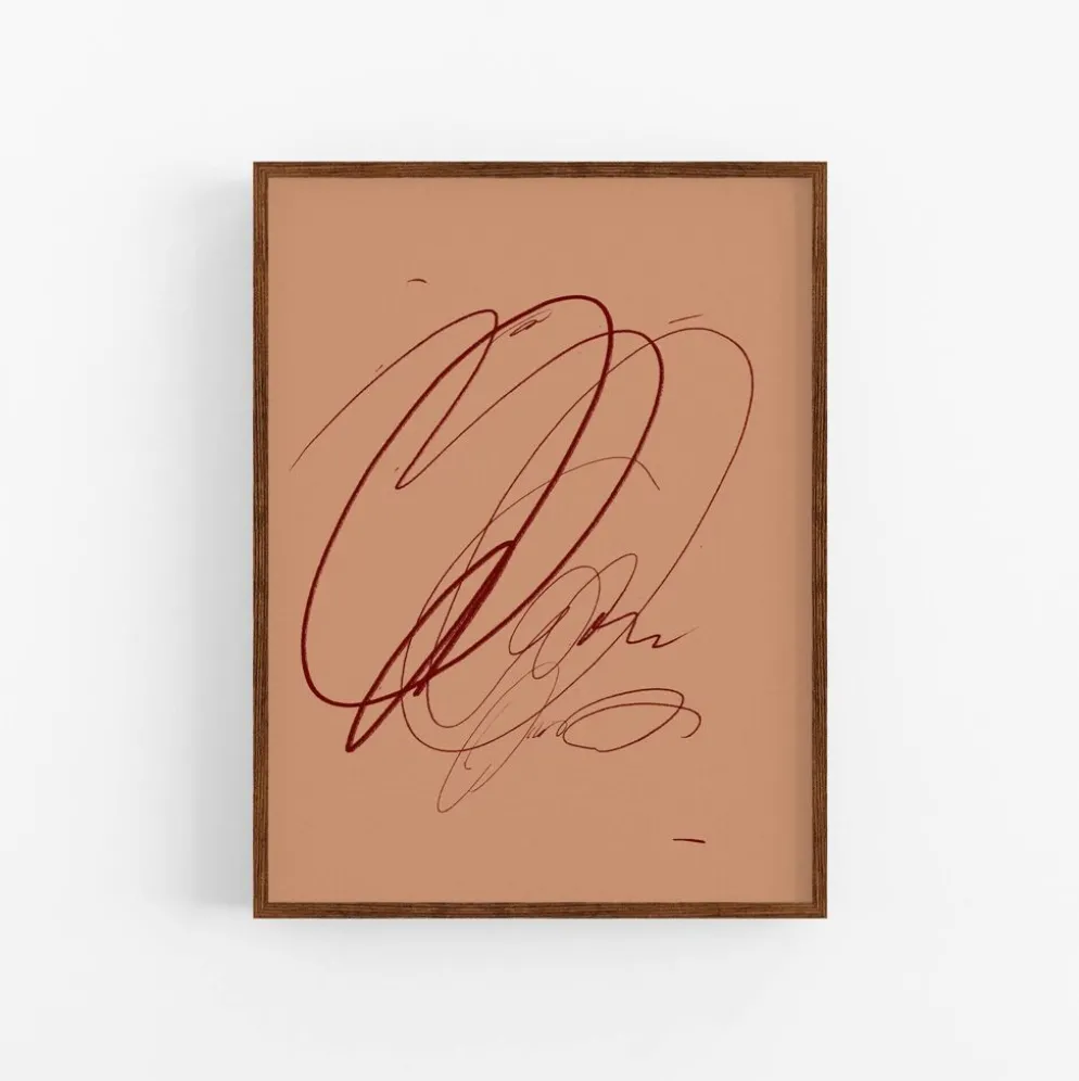 Impression giclée de lignes abstraites, 50x70 cm