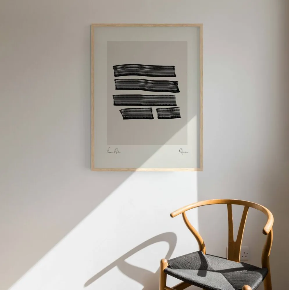 Impression giclée de lignes abstraites, 50 x 70 cm