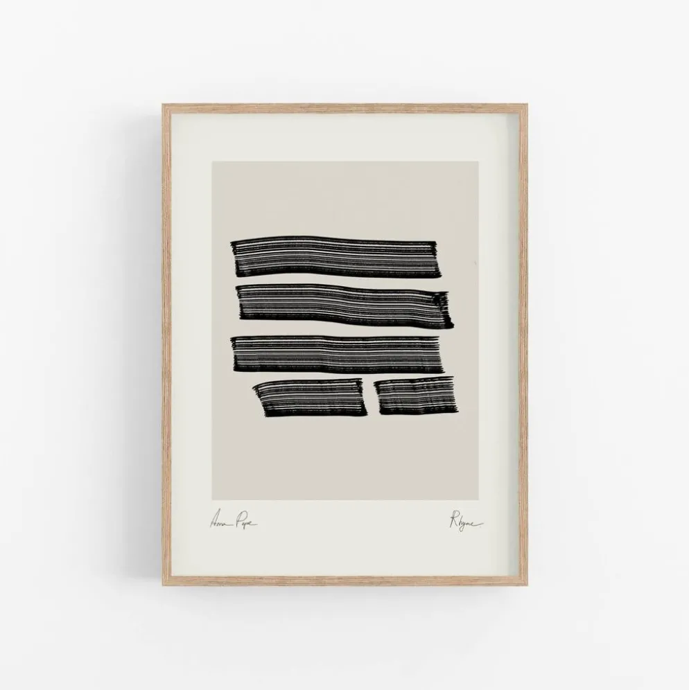 Impression giclée de lignes abstraites, 50 x 70 cm