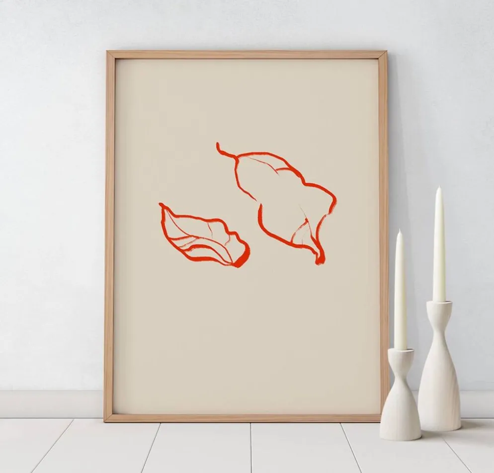 Impression giclée d'illustration botanique, 50x70