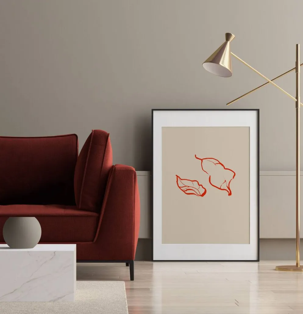 Impression giclée d'illustration botanique, 50x70